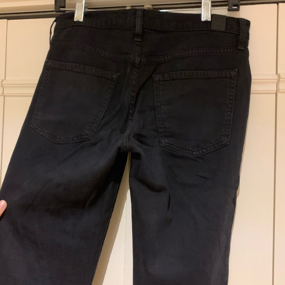 Designer Vince Soft Denim Black Jeans Size 25 - Picture 4 of 5